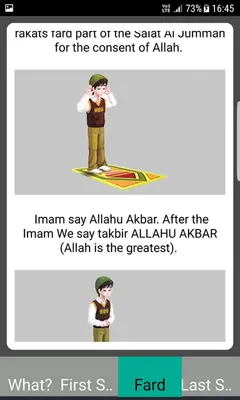 Salah Guides With Pictures All Salahs Prayer android App screenshot 2